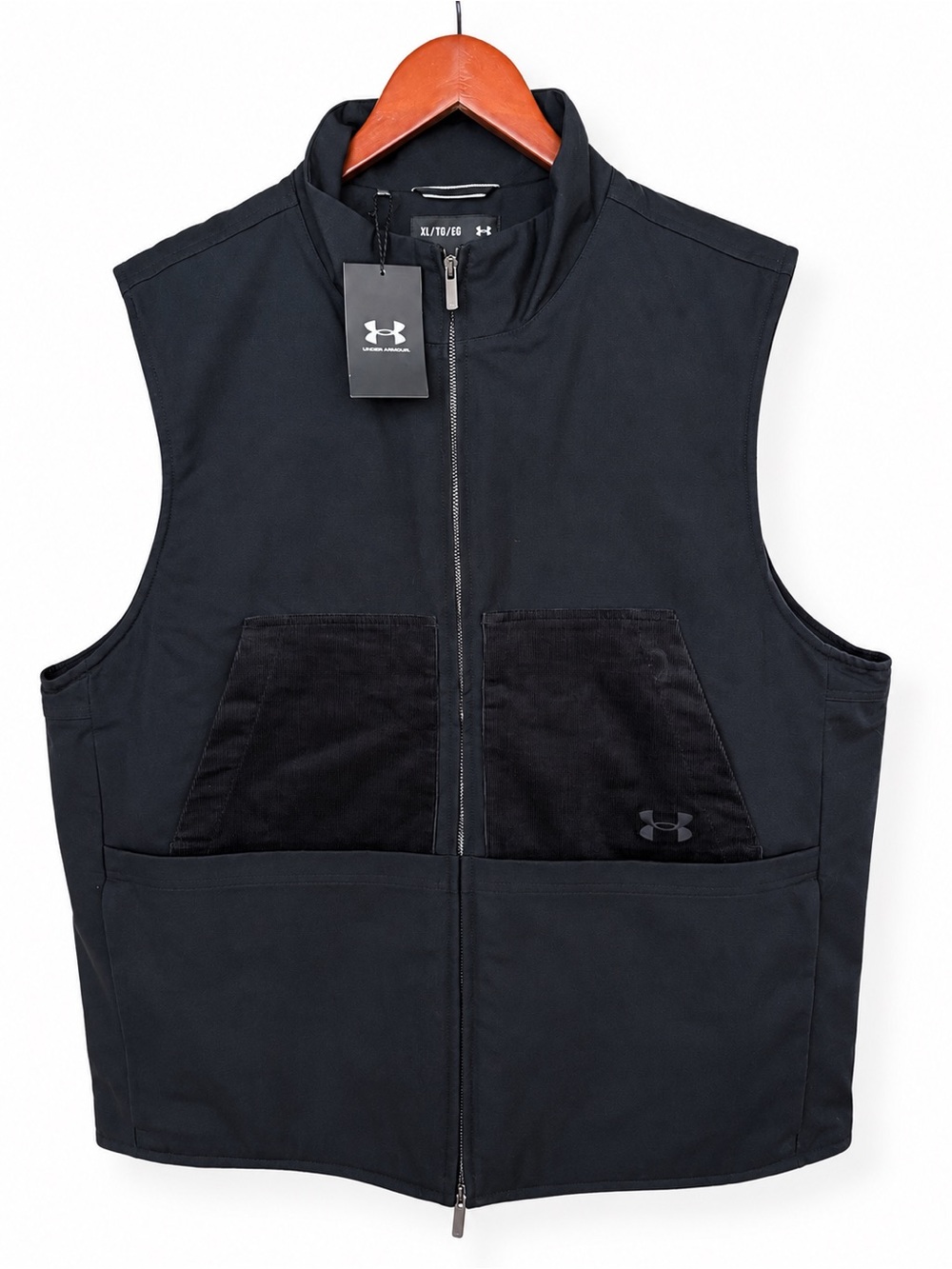 Under Armour Expanse Utility Vest Black Men's XL NWT UA Storm $150